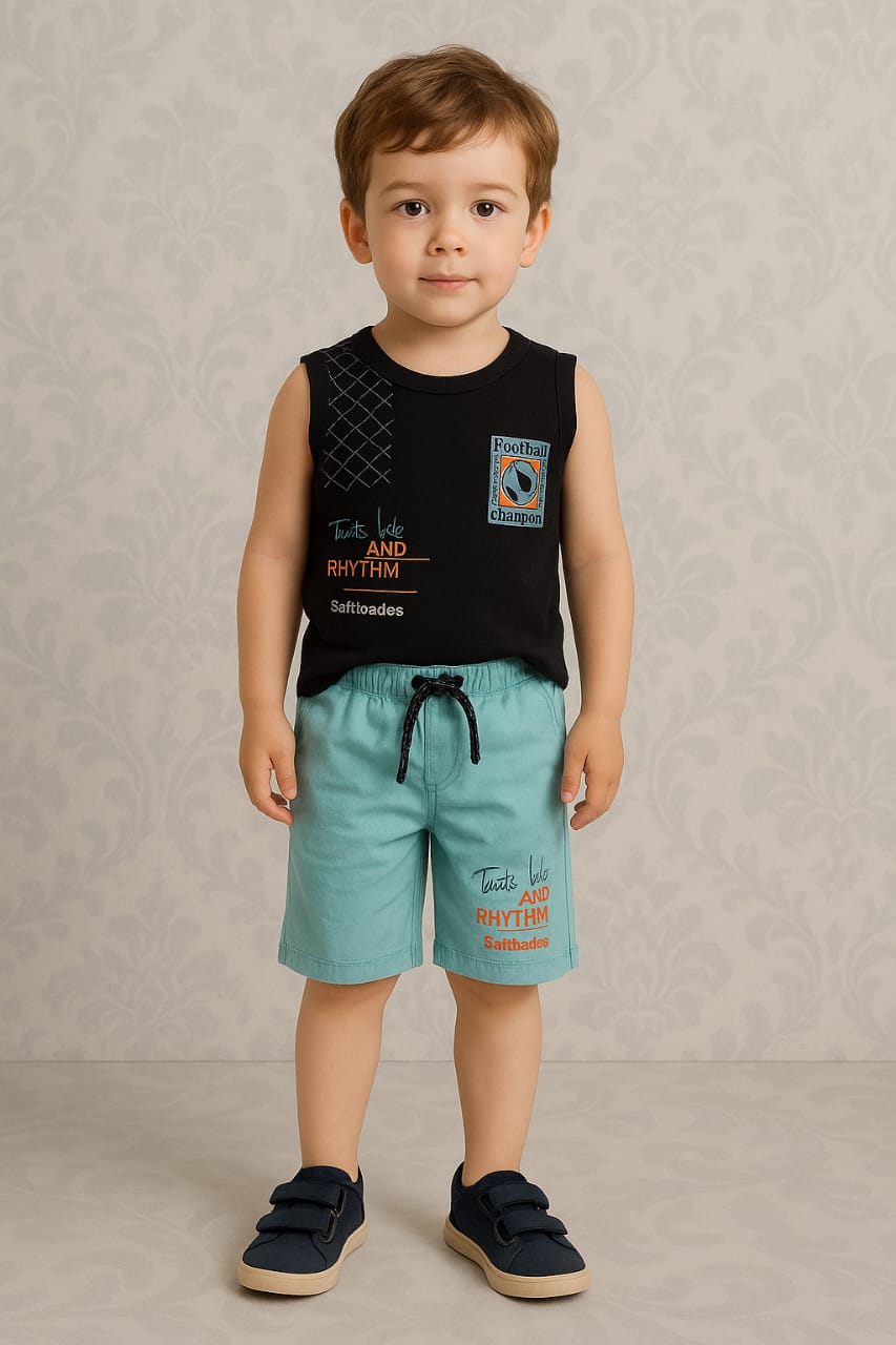 Trendy and Comfortable Casual Sleeveless Shirt and Short