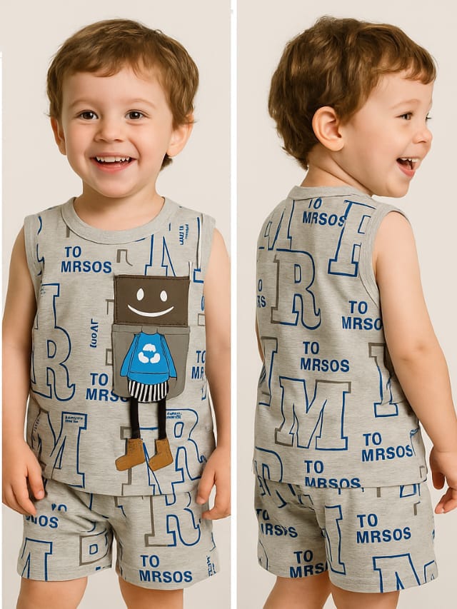 Stylish and Playful Shirt and Short