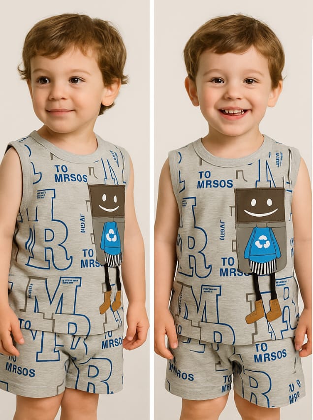 Stylish and Playful Shirt and Short