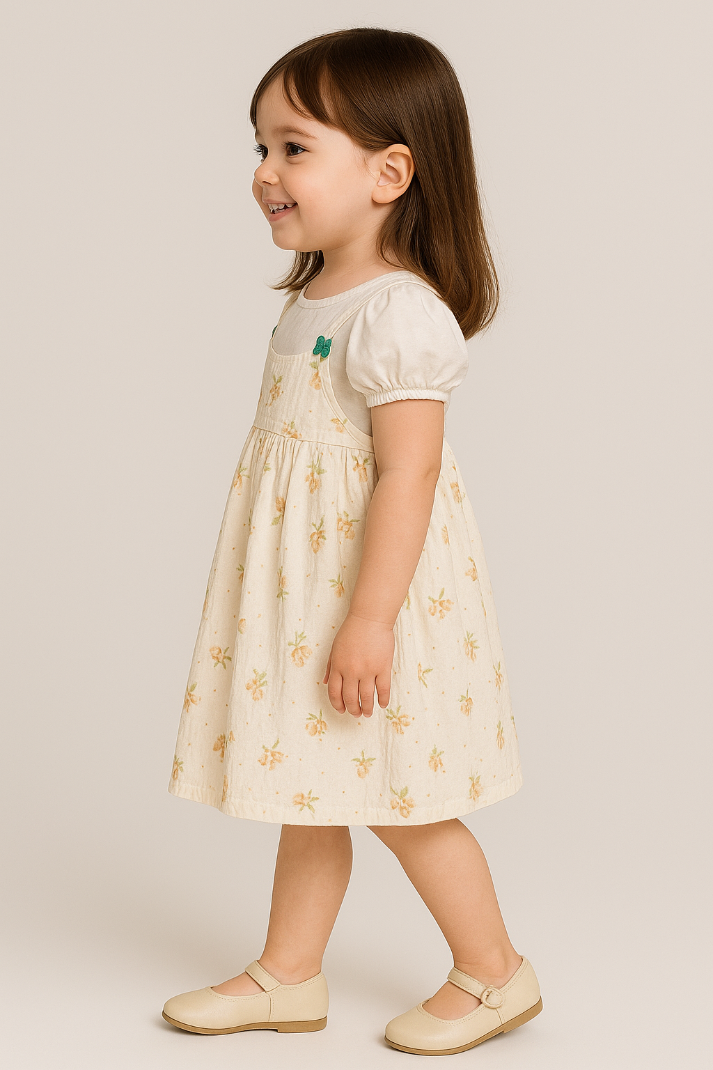 Elegant Floral Frock Dress for Girls